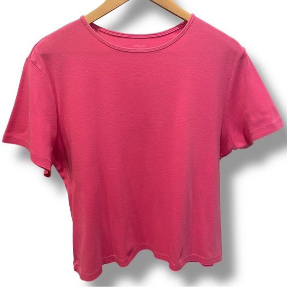 Hannah Pink Crop T-Shirt Short Sleeve - Picture 2 of 6
